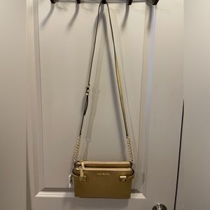 MK crossbody purse Gold